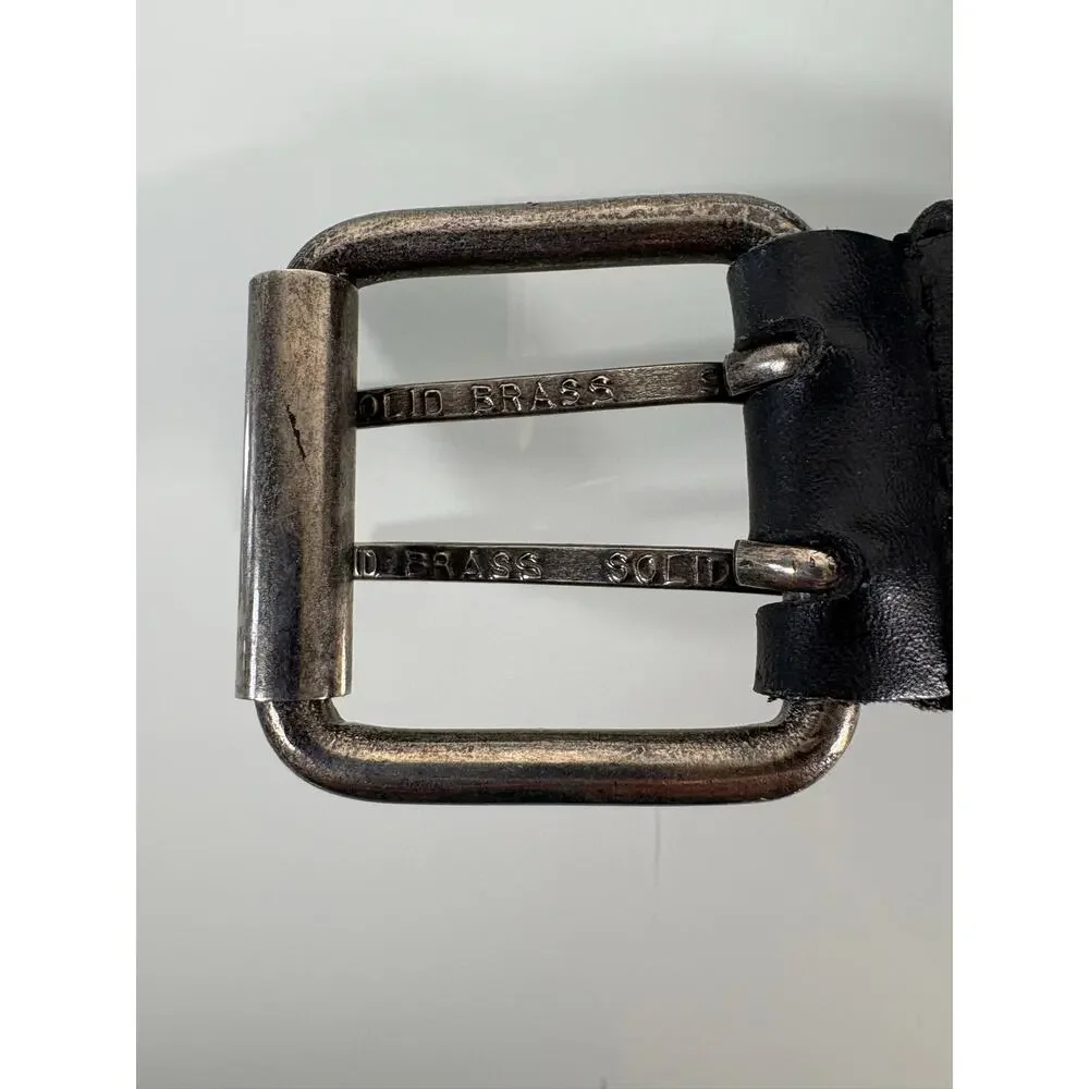 Vintage Black‎ Leather Men's XL (39